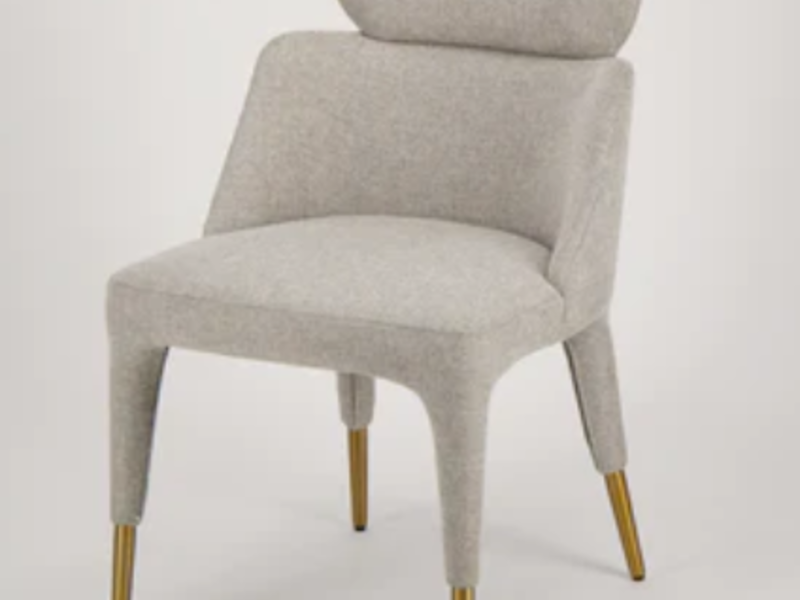 Silla Tapizada Gris Chile