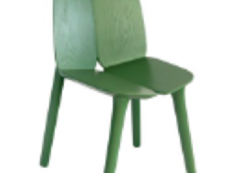 Silla Madera Color Verde Chile