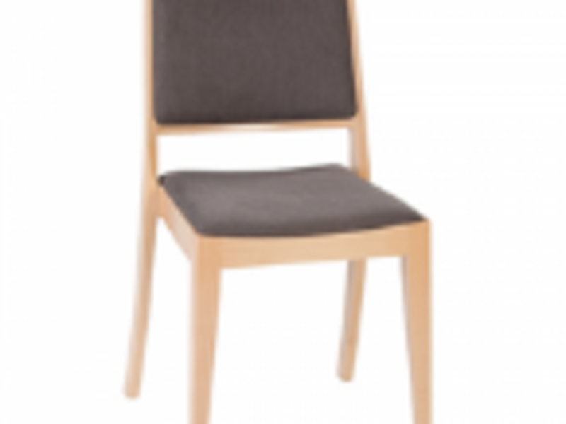 Silla Madera Tapiz Gris Chile
