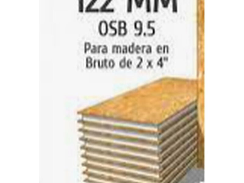 PANEL OSB-OSB ESPESOR 122 MM