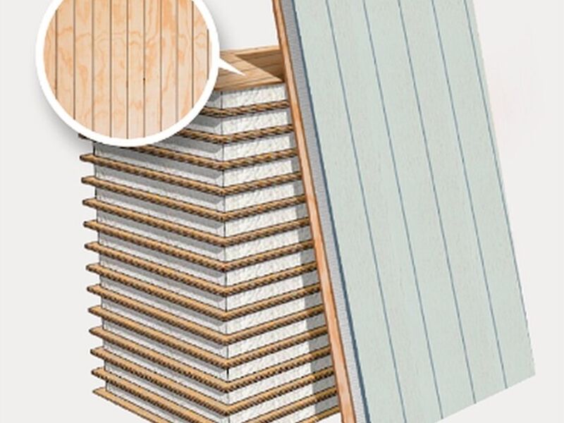  Panel Terciado ranurado 2x4'