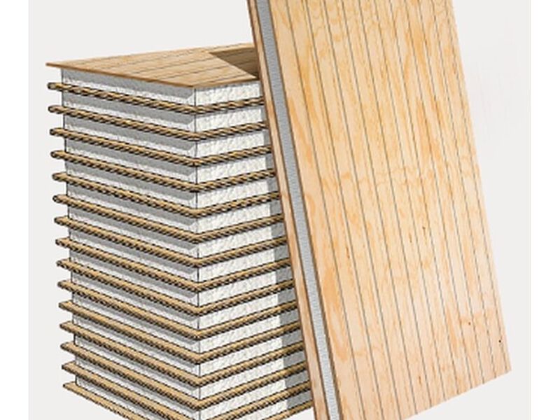 Panel Terciado ranurado 2x2'