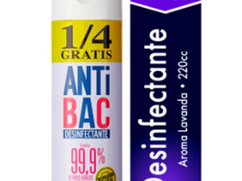 ANTIBAC Desinfectante Lavanda 220cc CHILE