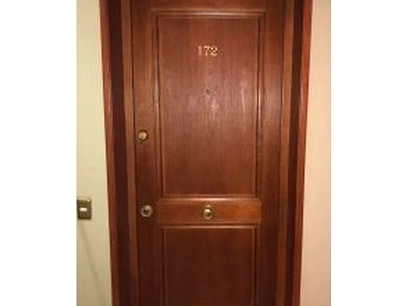 Puerta Seguridad Enchapada Madera Cedro