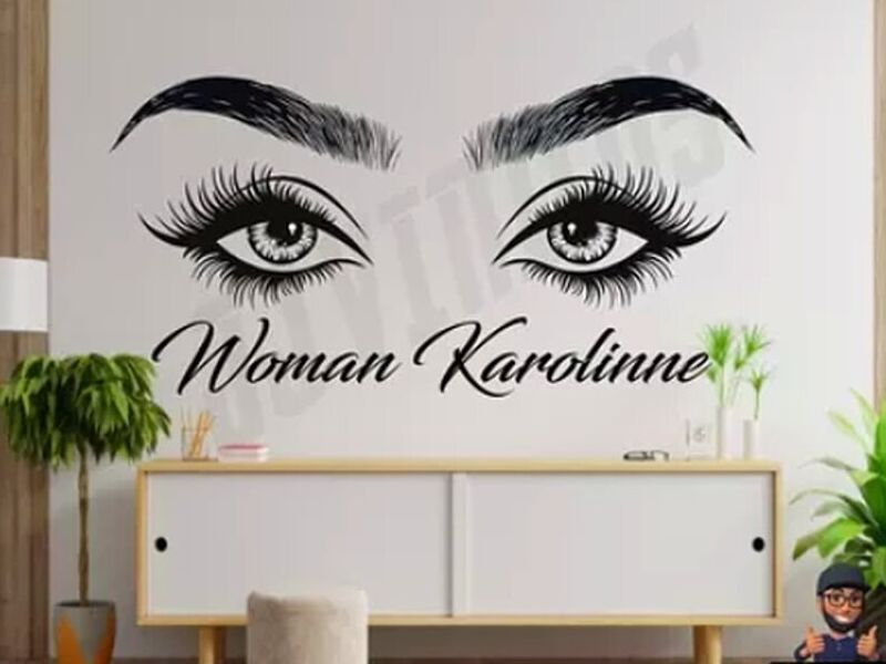Adhesivo Decorativo Salón Belleza 