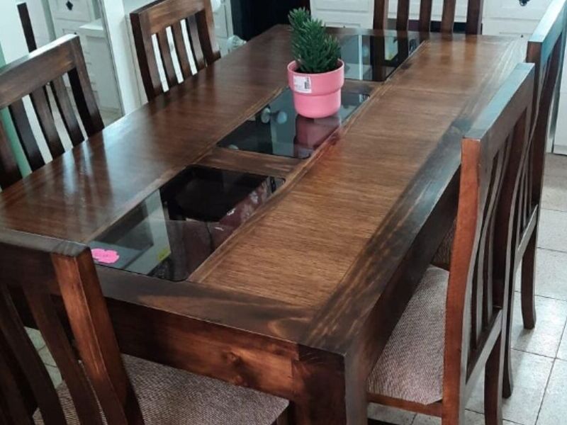 Comedor chocolate 6 sillas Chile