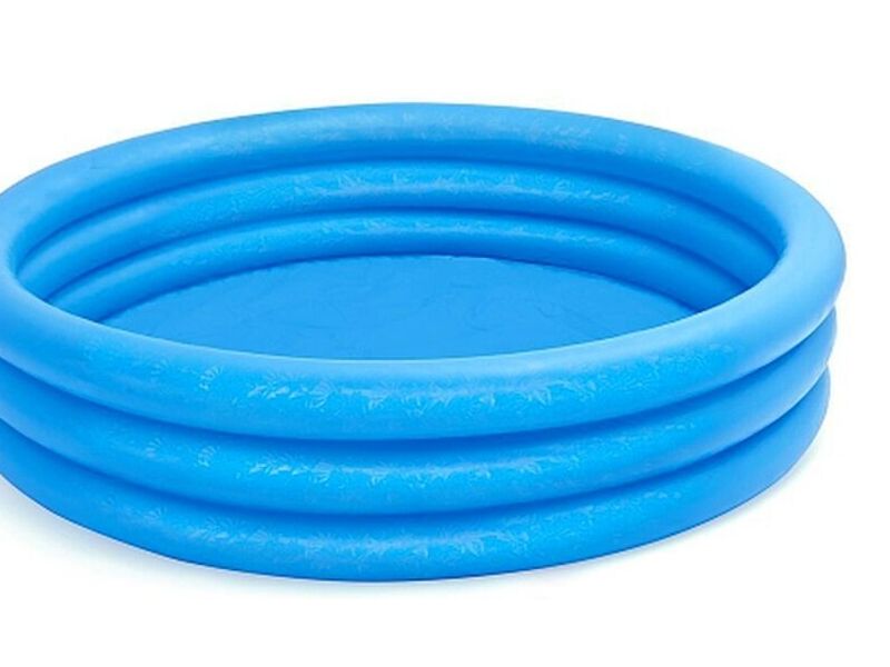 PISCINA INFLABLE 3 AROS AZUL