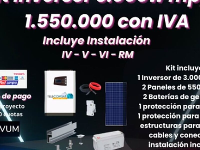 Kit panel solar Chile