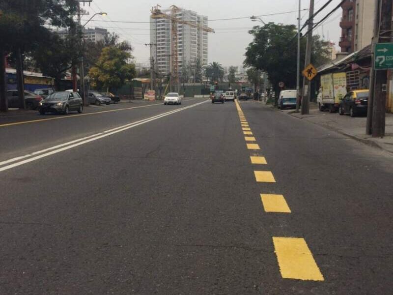 DEMARCACIÓN SEÑALIZACIÓN VIAL. Stgo. Chile