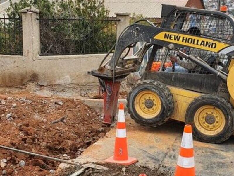 Renovación Matriz Agua Potable Stgo. Chile