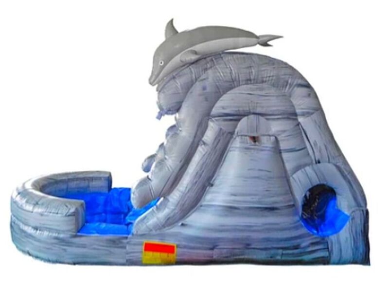 Inflable acuático delfines Chile