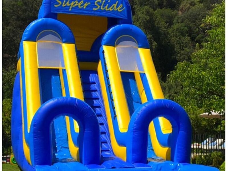 Inflable doble tobogán Chile
