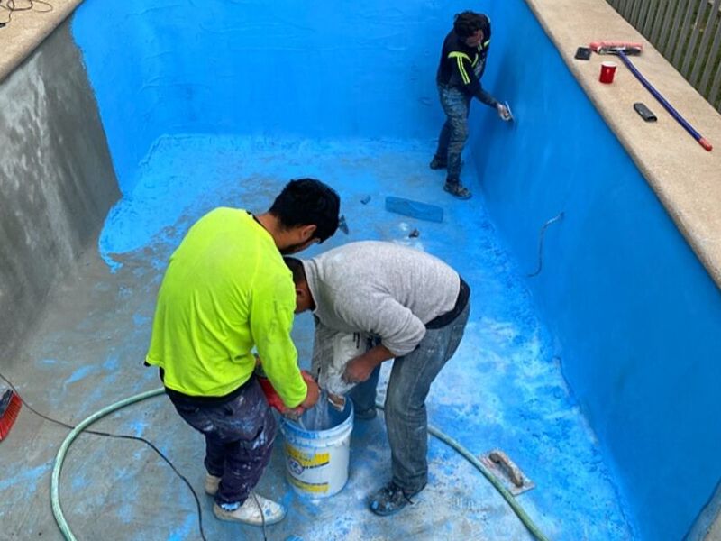 Piscina cuarzo Chile