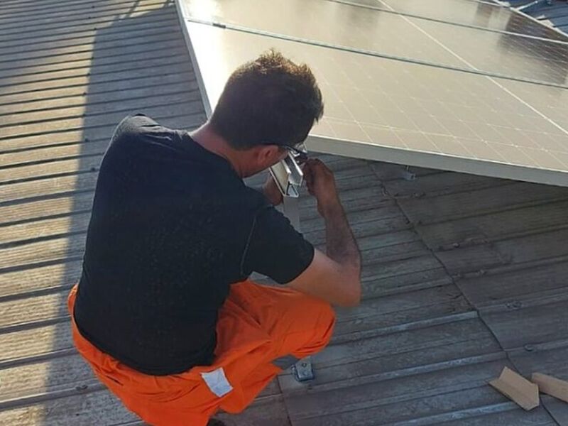 Mantenimiento sistema solar Chile