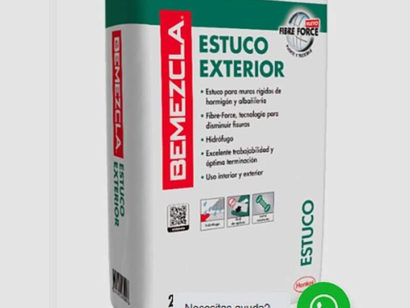 MORTERO ESTUCO EXTERIOR 25KG  chile