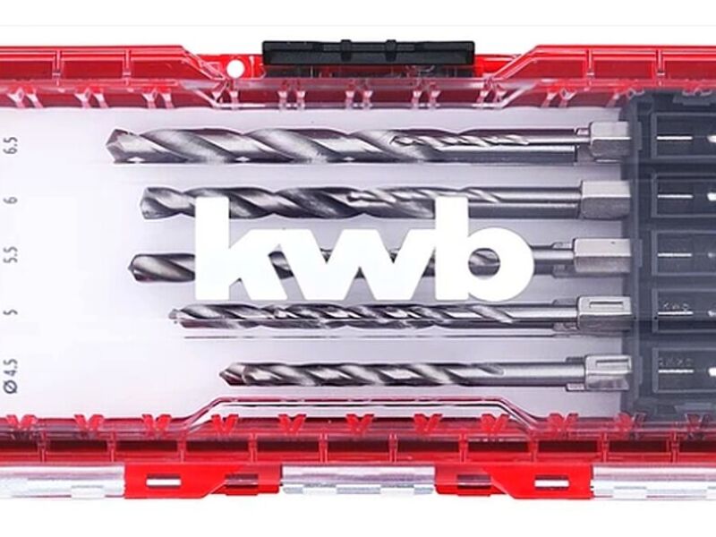Set 10 Brocas HSS metal KWB