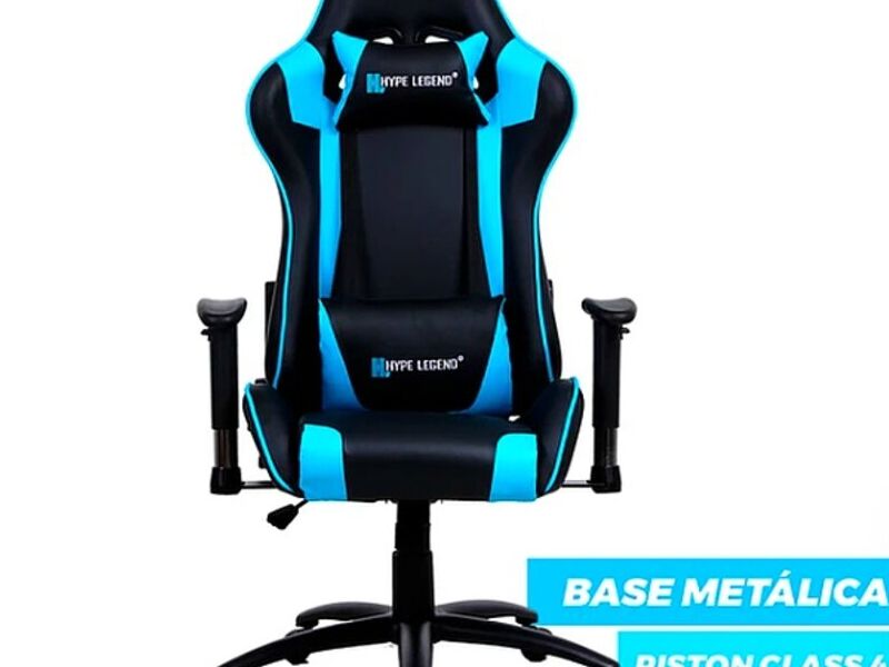 Silla Gamer Light Blue Hero