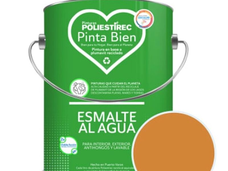 Esmalte agua amarillo Chile 