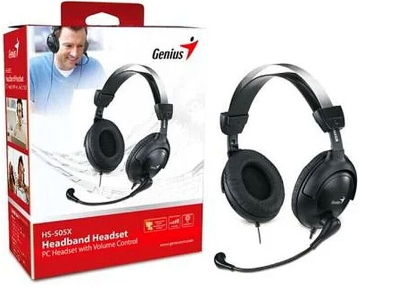 Audífonos Genius con micrófono HS