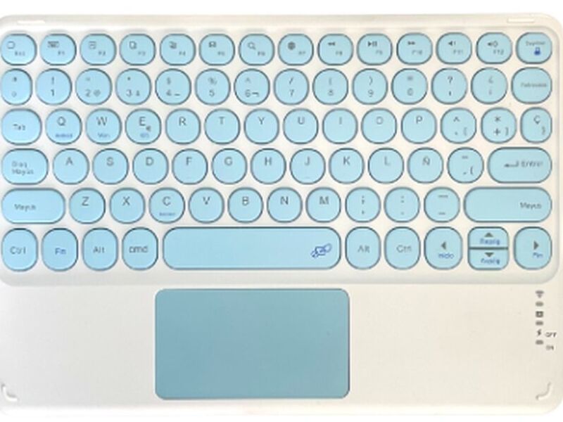 Teclado Con Mouse Touchpad Recargable 