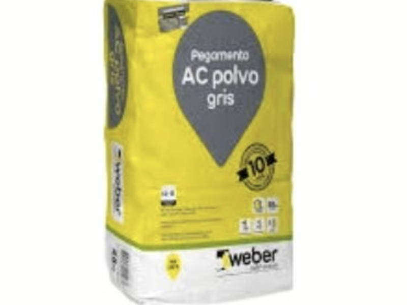 Adhesivo Ceramico Polvo Gris 25 Kg Chile