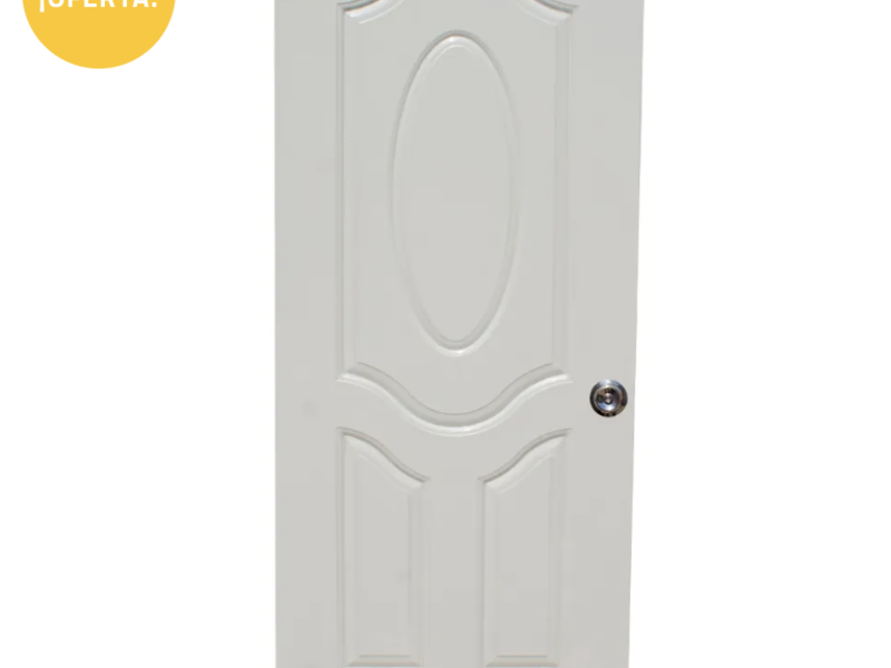 Puerta de metal PVC blanca elegante Chile