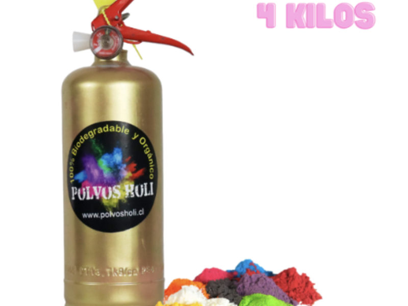 Extintor de colores 4Kg Chile