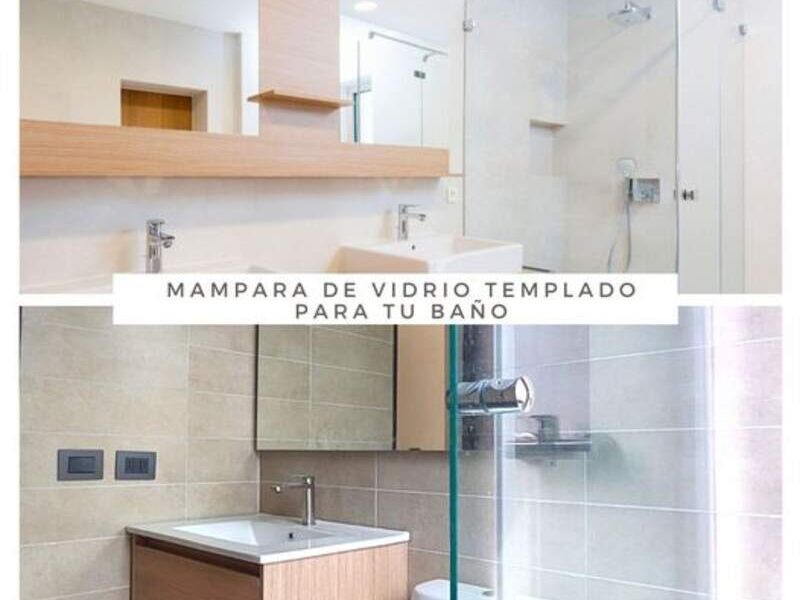 Showerdoor de vidrio templado Santiago