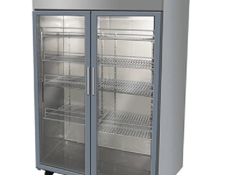 Refrigerador 2 puertas de vidrio Santiago
