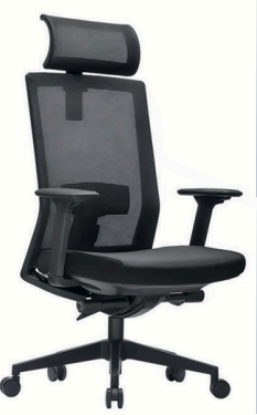 Sillón Ergonómico Gerencial de Oficina y escritorio con Cabecero Modelo Ace Cuatro Rios. Santiago 