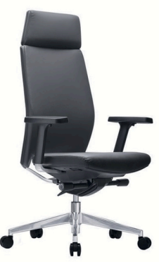 Sillón Ergonómico Gerencial de Oficina y escritorio con Cabecero Modelo Royal Cuatro Rios. Santiago 