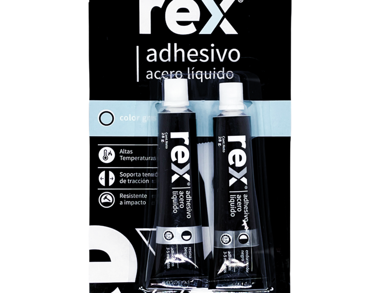 Adhesivo acero líquido Rex San Bernardo