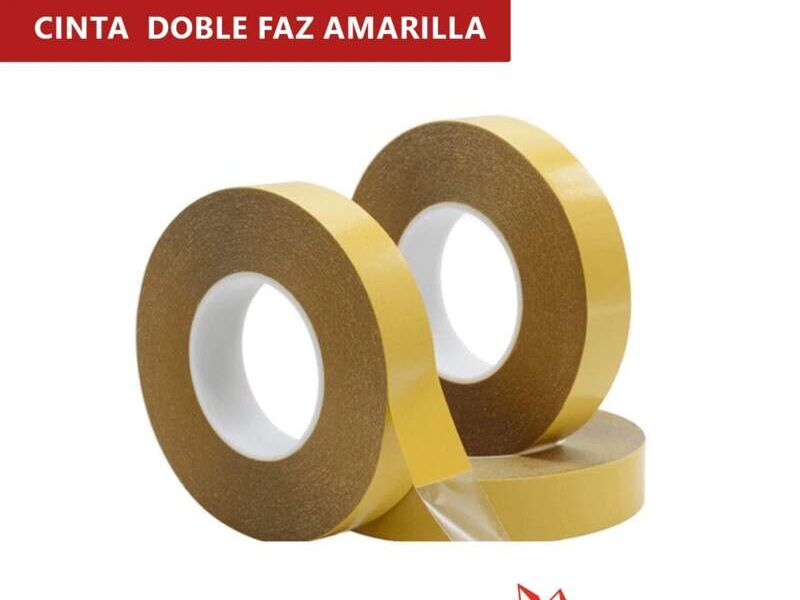 Cinta Doble Contacto 9 Amarilla Concepción