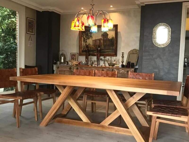 Mesa de comedor de madera italia Santiago