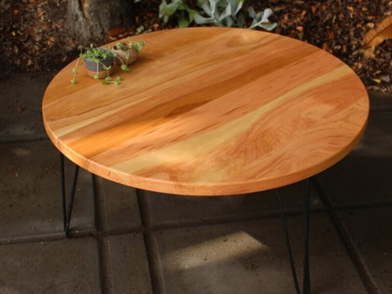 Mesa redonda de madera Vitacura