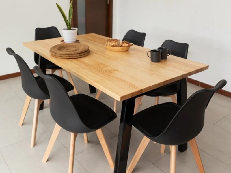 Comedor Industrial 6 Sillas Santiago