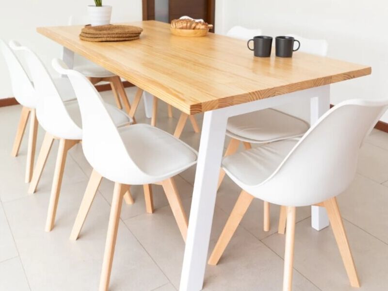 Comedor Industrial 8 Sillas Santiago
