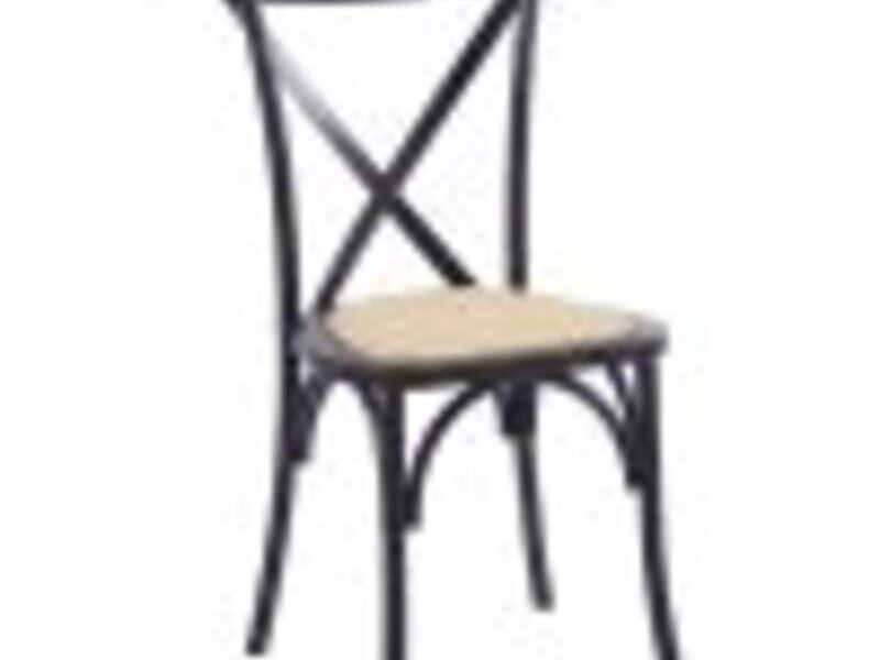 Silla de Ratan en Madera Santiago