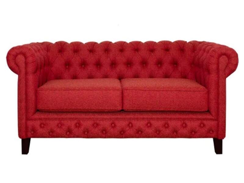 Sofá 3 Cuerpos Chesterfield Chenille FD