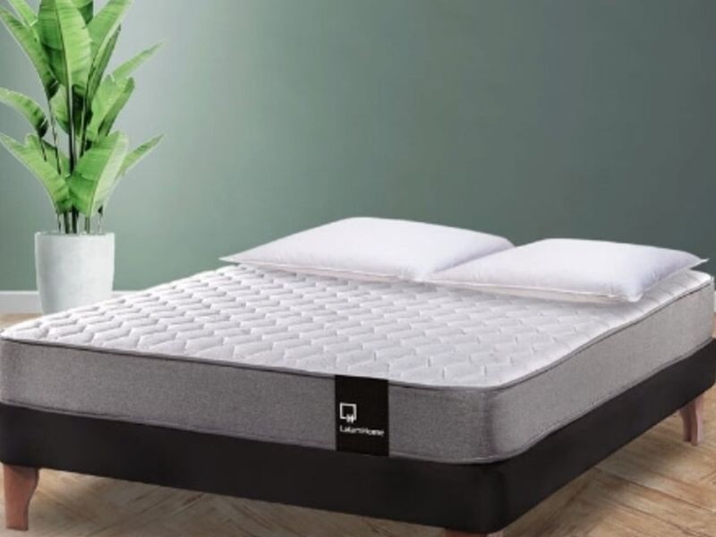 Cama individual Dloset, Cama contenedor con revestimiento de tela