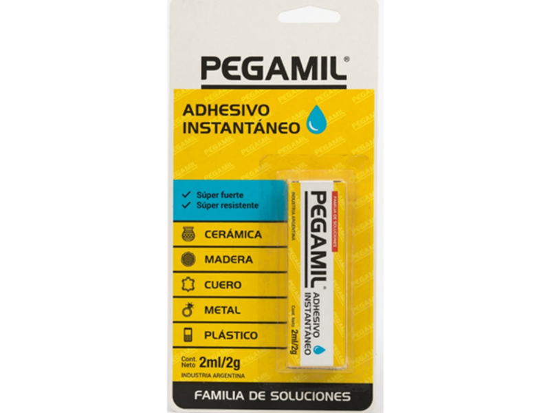 Adhesivo Instantaneo PEGAMIL Santiago