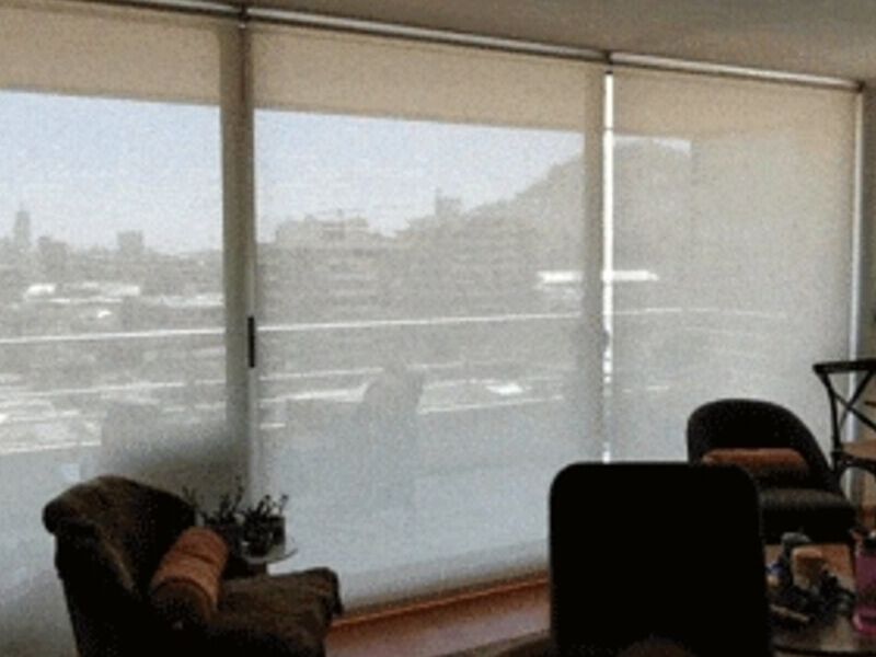 Cortinas roller motorizadas control Santiago