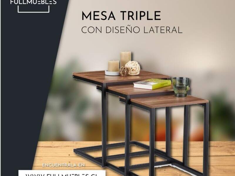 mesa triple en chile