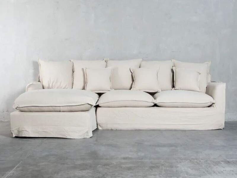 Sofa Seccional Manuela Beige Santiago