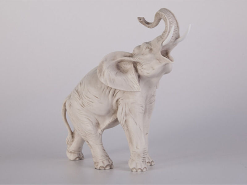 Alabastro Elefante N2 Deco Gris Chile