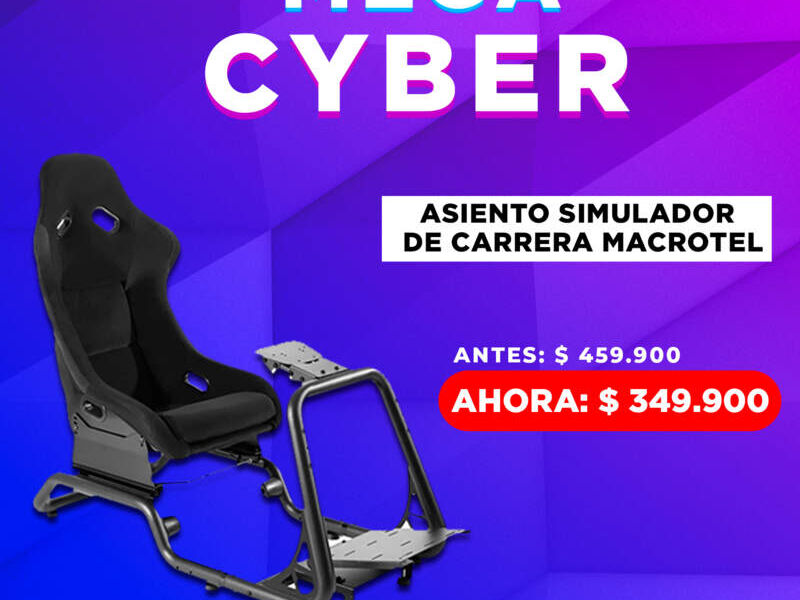 Asiento Simulador de Carrera 