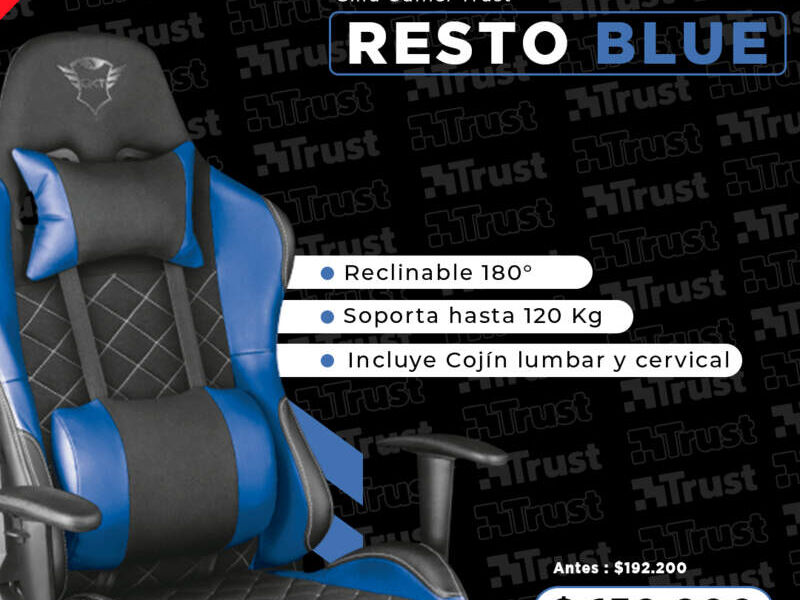 Silla Gamer color azul