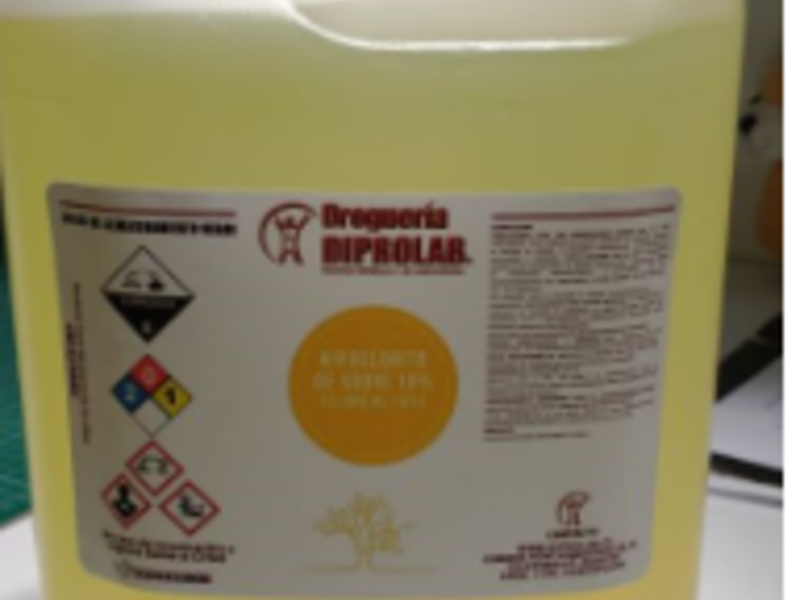 HIPOCLORITO DE SODIO 5LT R.Metropolitana