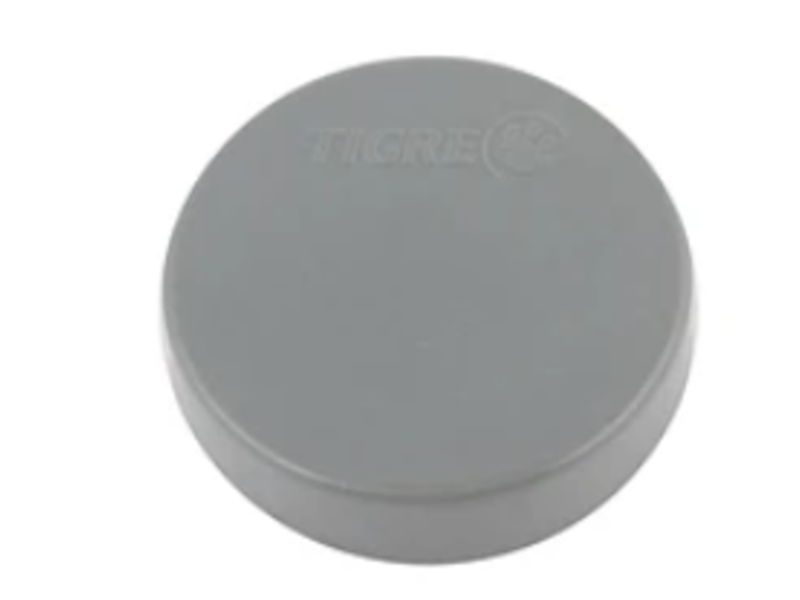 TAPA PVC SANITARIO GRIS 40 MM