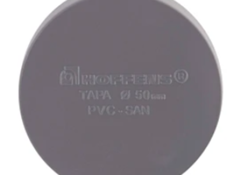 TAPA PVC SANITARIO GRIS 50 MM Laja